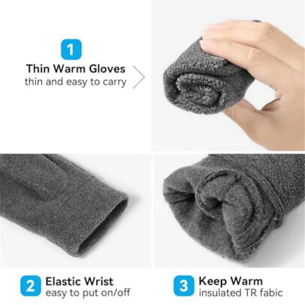 Unisex Winter Gloves Touchscreen Thermal Polar Fleece Warm Glove